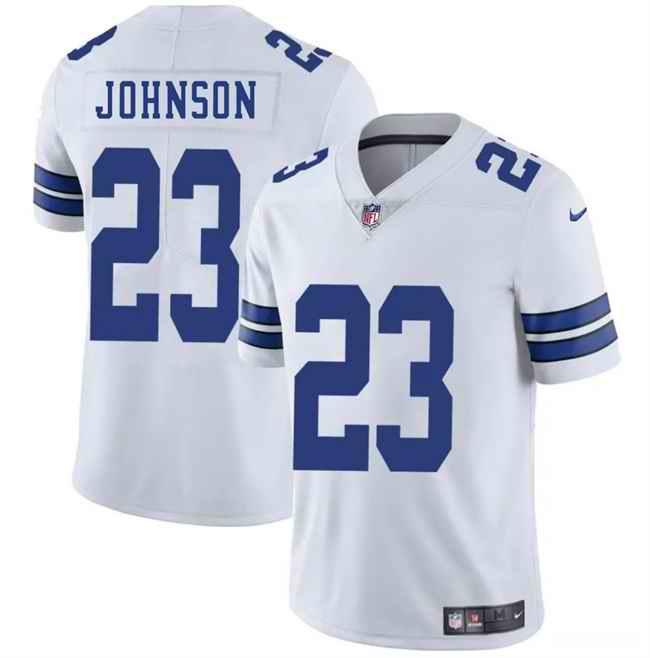 Men's Dallas Cowboys #23 Buddy Johnson White 2025 Vapor Untouchable Limited Stitched Football Jersey
